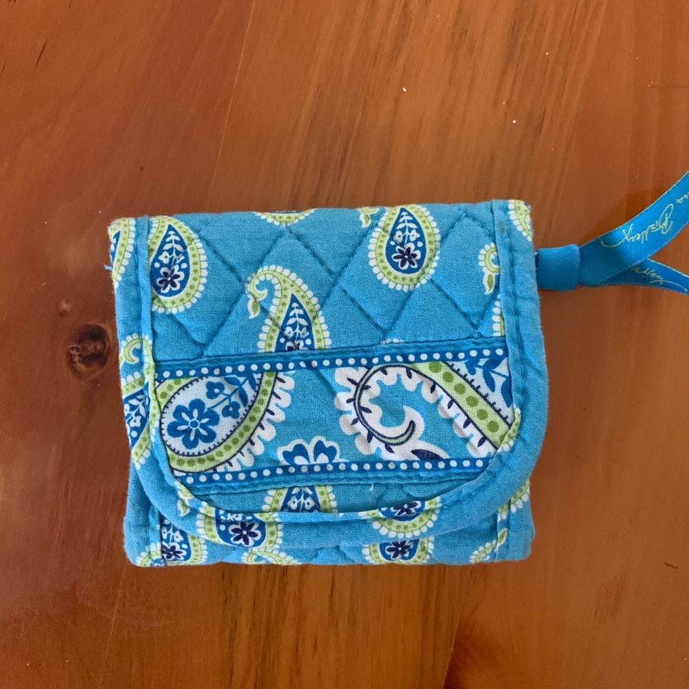 Vera Bradley Bermuda Blue Wallet